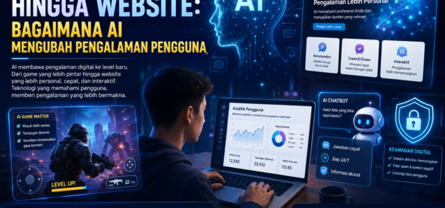 Dari Game hingga Website: Bagaimana AI Mengubah Pengalaman Pengguna